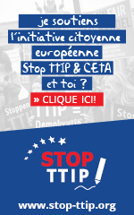Stoppe le traité transatlantique ! viens m'aimer